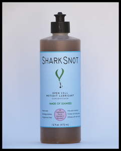 Shark Snot open cell wetsuit lube lubricant freedive spearfish freediving spearfishing biodegradable eco-friendly seaweed based natural
